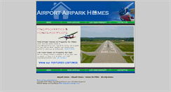Desktop Screenshot of airportairparkhomes.com