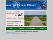 Tablet Screenshot of airportairparkhomes.com
